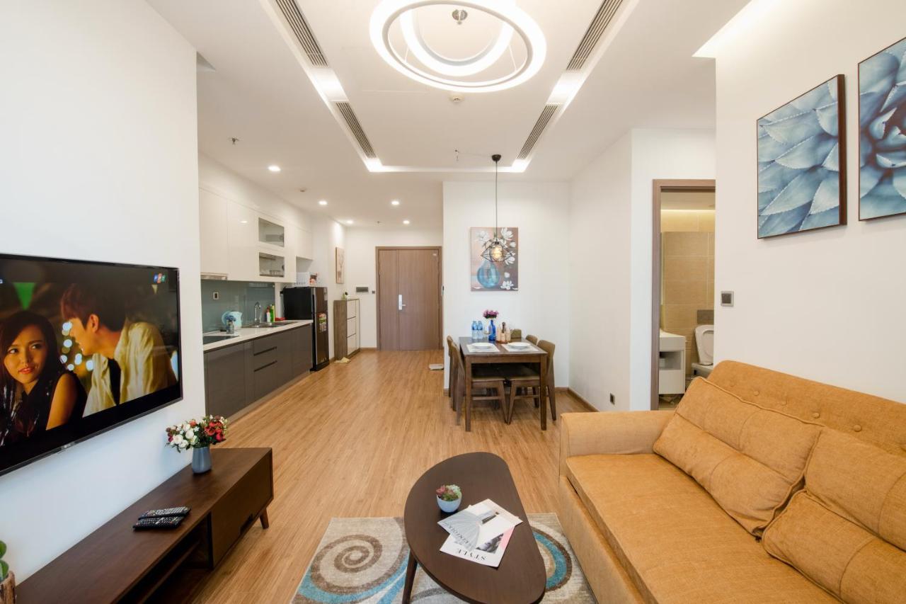 Hi-Home Suites - Vinhomes Metropolis Hanoi Esterno foto