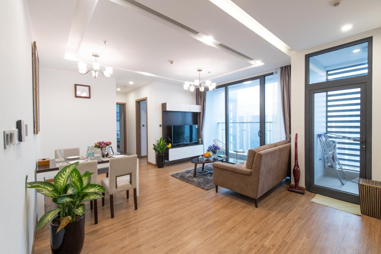 Hi-Home Suites - Vinhomes Metropolis Hanoi Esterno foto