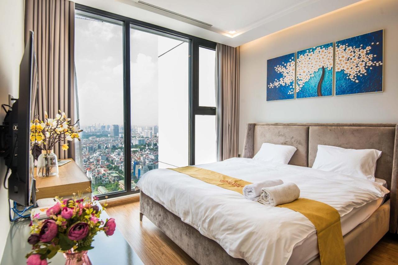 Hi-Home Suites - Vinhomes Metropolis Hanoi Esterno foto